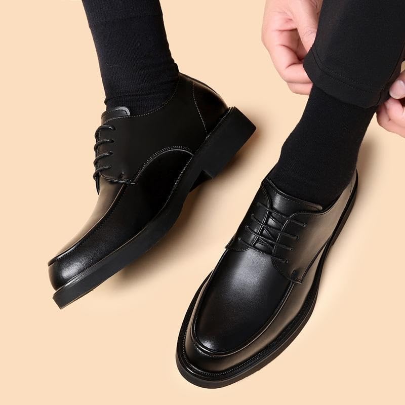 Men's Formal Shoes Dress Oxford Lace Up Party Pu Leather Working Non Slip Anti-Slip Shoe2