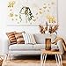 SUPERDANT Colorful Bee Wall Decals Hive Theme Wall Stickers Honeybee Decor Peel and Stick Vinyl Decals for Nursery Kindergarten Bedroom Living Room Honey Shop Kids Room Decorations 35.4x11.4in