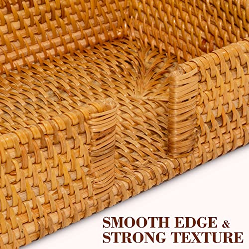 Rattan-Guest-Towel-Holder-For-Bathroom-Towel-Caddy-Rectangular-Napkin-Tray-Wicker-Toilet-Tank-Basket-Honey-Brown-94-x-59-x-24-inches-Tissue-Paper-Hand-Towels-Storage-Luncheon-Kitchen-Countertop