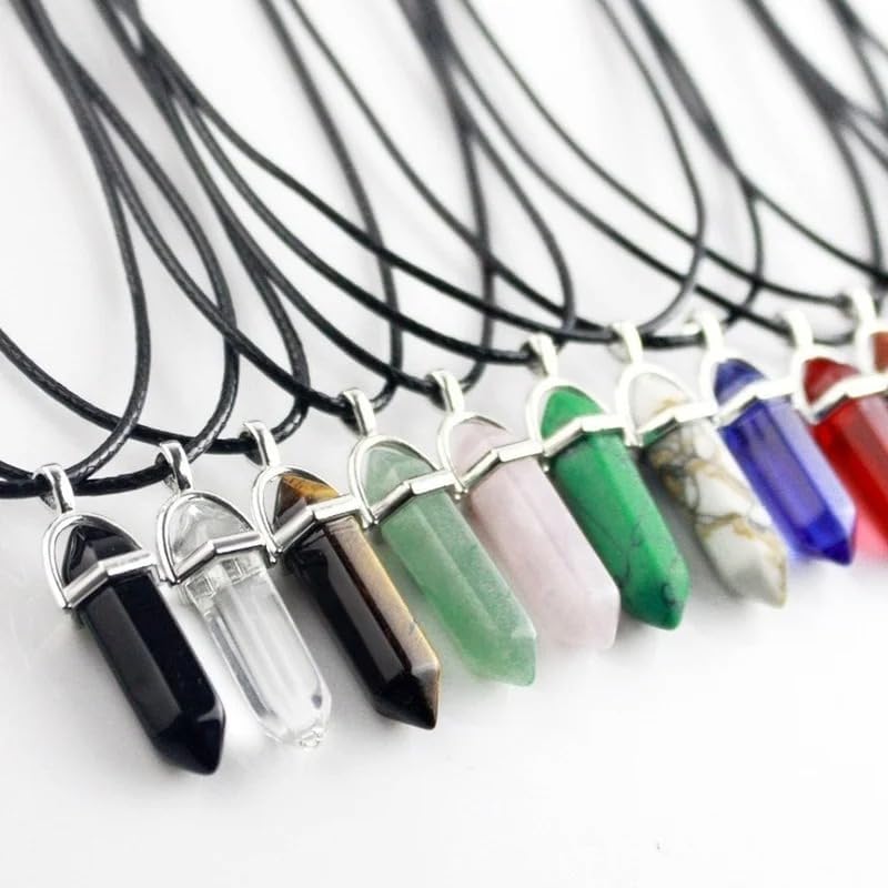 Colliers d'Urne de Balle en Argent et Pendentif Hexagonal Mixte - 3