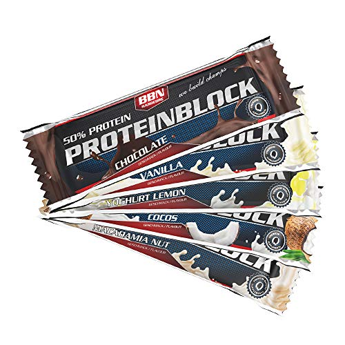 Protein Block Riegel, Mix Box, 15 Stück