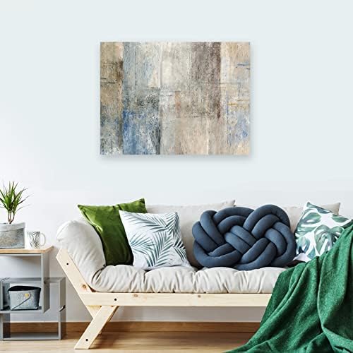 Miniatura 5 de Lienzo abstracto grande para pared, decoración de pared de sala de estar, impresiones en lienzo abstractas marrones, ilustraciones de lienzo