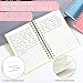 PAIKIUU 4 Pack Small Spiral Notebooks 3.5 x 5.5 in College Ruled, Mini Spiral Notebook, Waterproof 80 Sheets/160 Pages, Pocket Notebook with 120 Pcs Sticky Index Tabs for Home Office College School