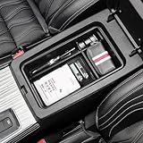 EDBETOS Altima Center Console Organizer Compatible with 2019-2023 2024 2025 Nissan Altima Accessories S/SV/SR/SL/Platinum, ABS Plastic Armrest Box Insert Tray Secondary Armrest Storage Box, Black