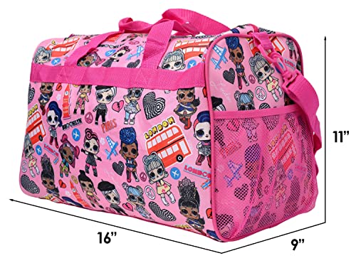 LOL Surprise Duffel Travel Bag 16" All Over Print2