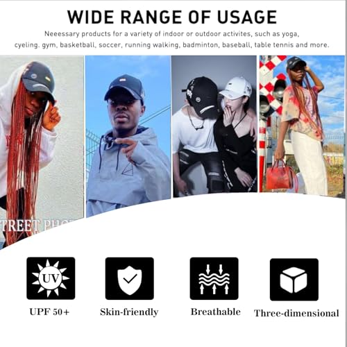 Image of Baseball Cap for Women Men - Adjustable Size Hat | Sun Protection,Colourfast,Moisture Wicking,Ponytail Hole,Wrinkle Free