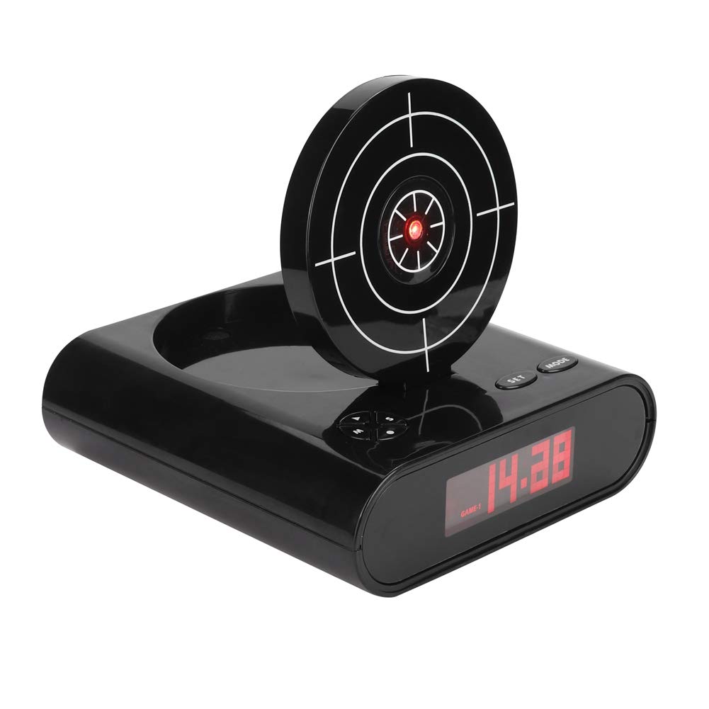 Digital Alarm Clock, Alarm Clocks for Bedrooms with USB Port and 3 Modes, LCD Display Bedroom Alarm Clock for Home and Bedroom(Black)