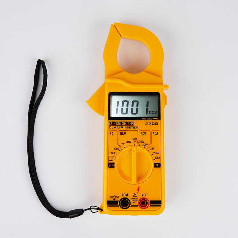 KUSAM-MECO 3½ Digits 2000 Counts Digital Clamp Meter KM 2700|9 Functions 32 Ranges|Easy To Operate| 1 Year Warranty (B0CD7F2RG5) Amazon Price History, Amazon Price Tracker
