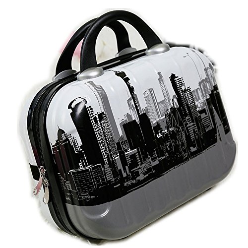 Graffiti Typ ABS Polychrome Mini Travel Luggage for Princess Boys/Girls Or Women Lady (D-Typ)