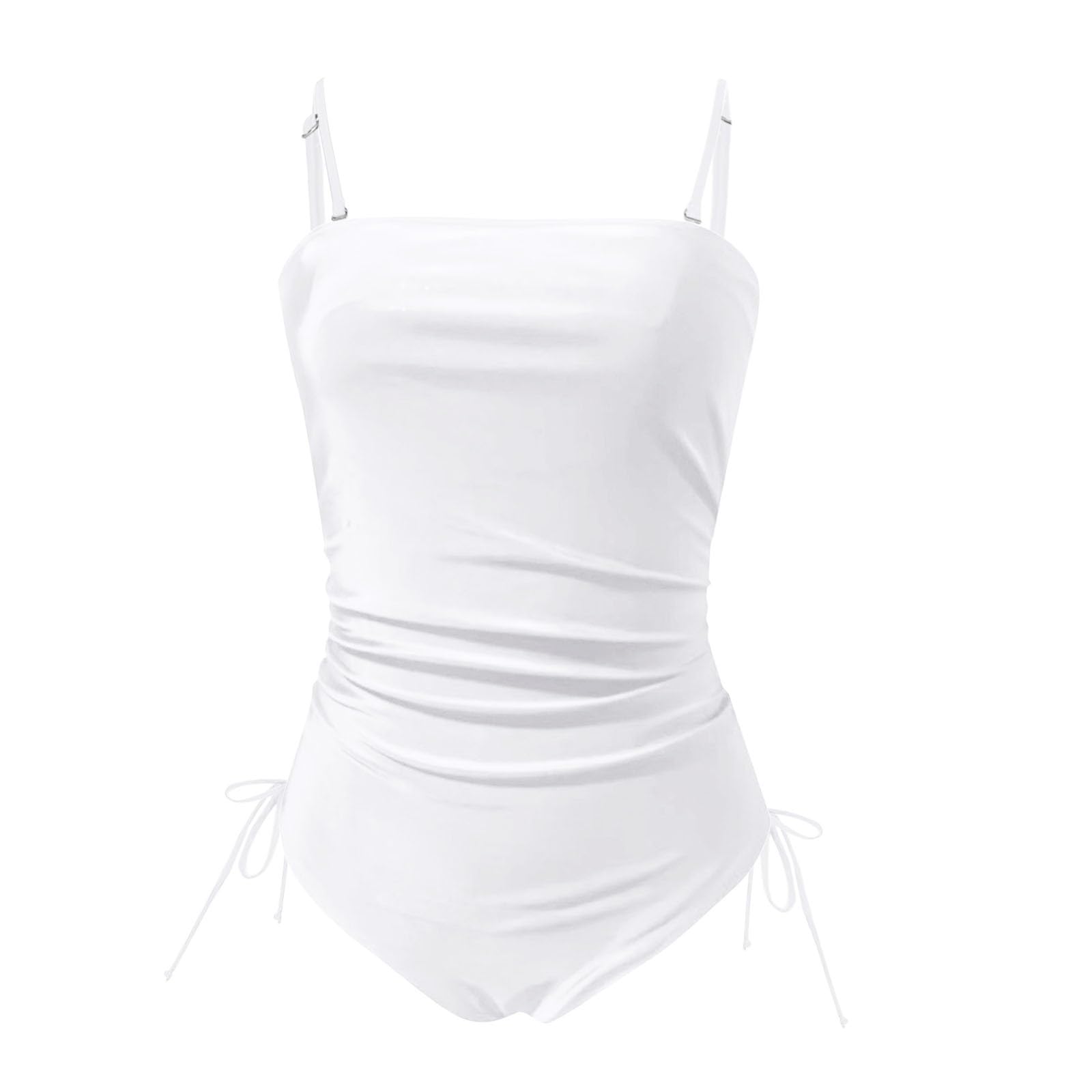 Generico Costume da Bagno Donna, A Fascia Senza Spalline da, Taglie Grandi Disponibili
