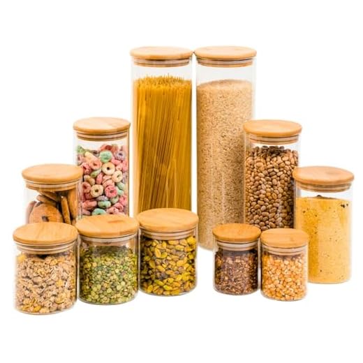 Potes Herméticos de Vidro com Tampa