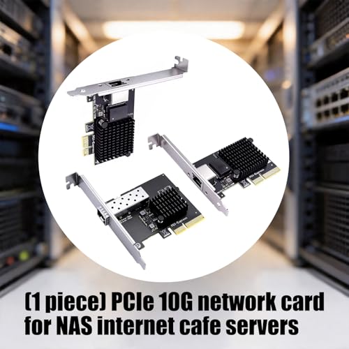 Tarjeta PCIe de 10 Gbps con puerto RJ45 de metal para red NAS 2