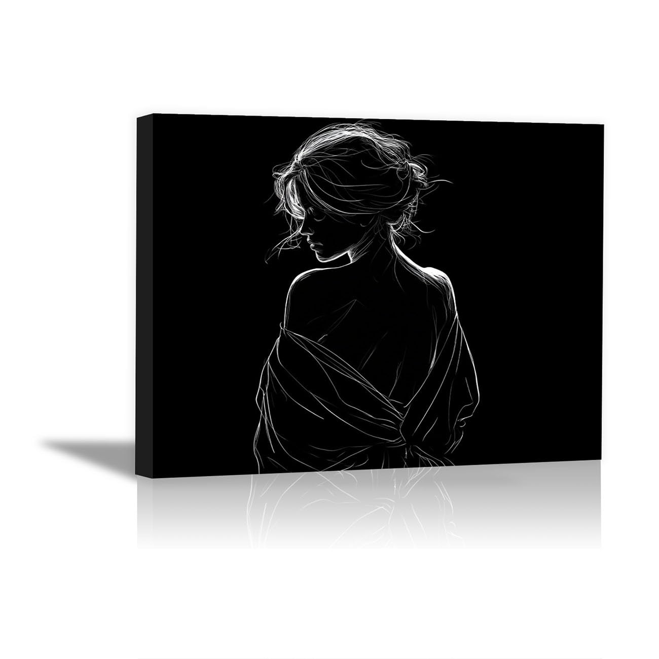 Póster de lienzo moderno de 20x30cm enmarcado para renovar paredes vacías 8