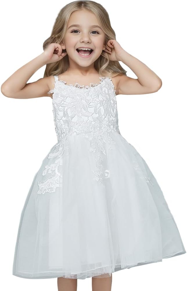 A line knee length flower girl dress Clearance
