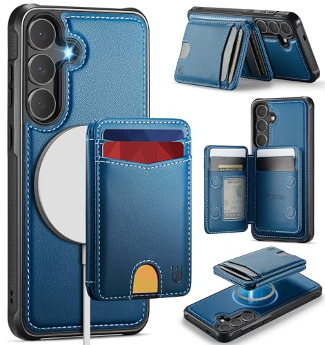 Funda cartera Samsung S25 FE de 6.7" compatible con Magsafe y tarjetero bloque RFID