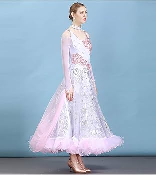 社交ダンス用ビジュー長袖ドレス 社交ダンス用ビジュー長袖ドレス 社交ダンス用ビジュー長袖ドレス