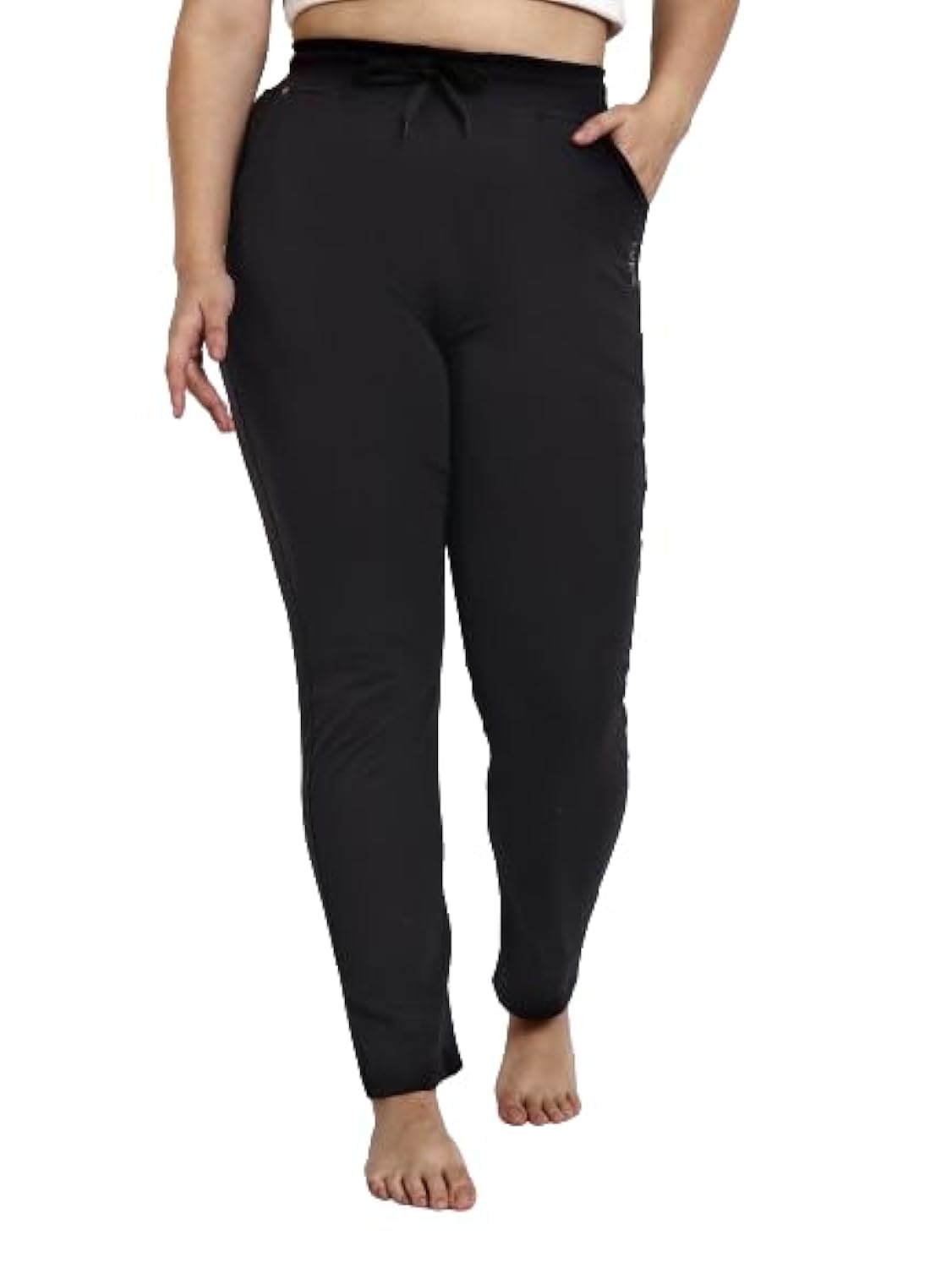 Stretchable Cotton Track Pants, Comfortable Lower, Trouser, Joggers for Lounge Wear n Daily Gym Wear for Ladies_M to 5XL-image-6
