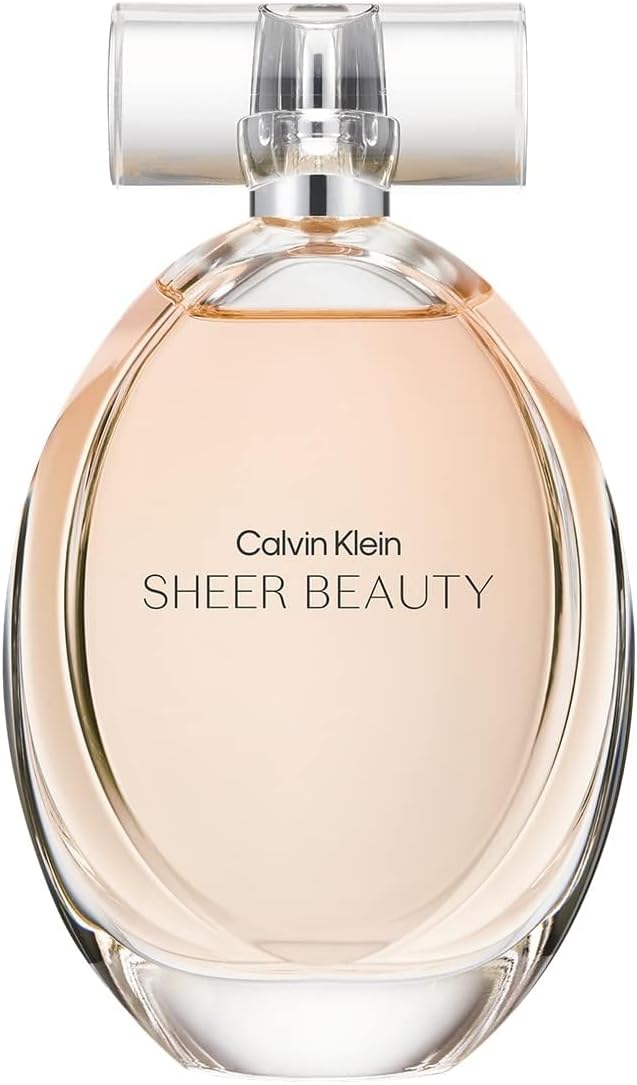 Calvin Klein Sheer Beauty Eau de Toilette – Floral Women's Perfume – With Notes of Peach Bellini Accord, Pink Lily, Peony & Vanilla Blossom – Long Lasting Fragrance