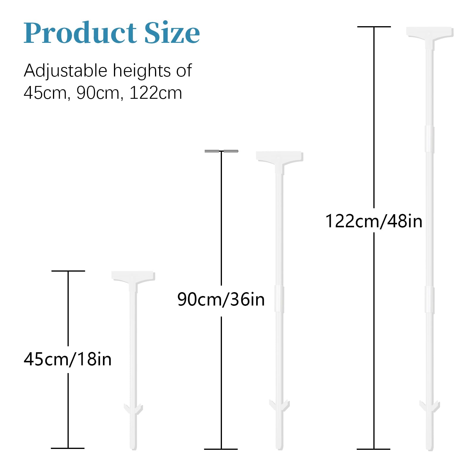 Lot de 2 piquets de panneau de 122 cm pour panneaux étanches - En métal - Pour jardin, cour, pelouse, uniquement pour panneaux en aluminium