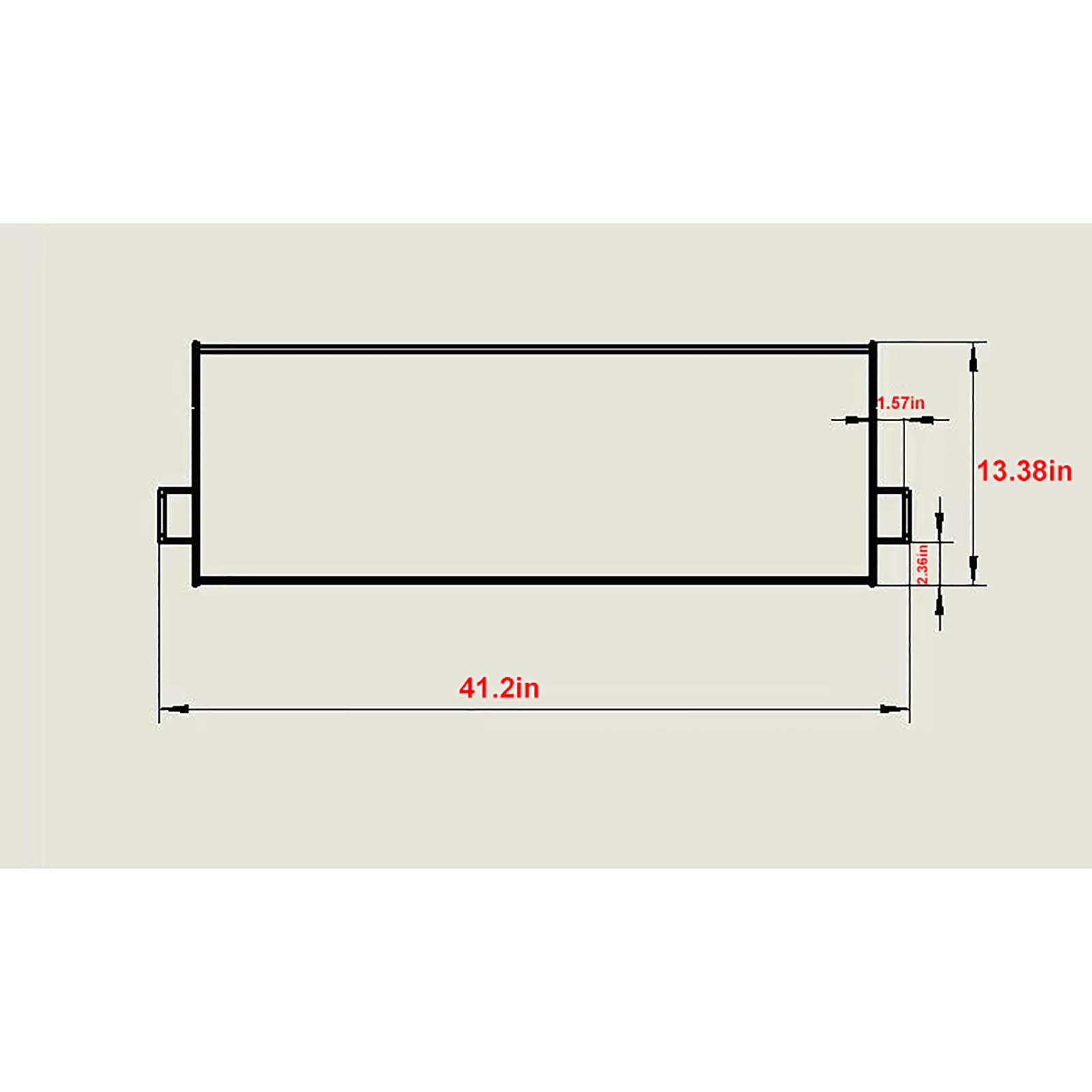 Tabla de almacenamiento para sentadillas – Nizador de mancuernas y pesas rusas para jaulas de potencia – Se adapta a tubos de acero de 3 x 3 pulgadas con agujeros de 1 pulgada – Solución de