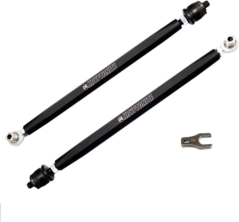 Kryptonite Heavy Duty Death Grip Tie Rods Compatible with 2017-2021 Can-Am Maverick X3 MADE IN THE USA! (72" Width Models)