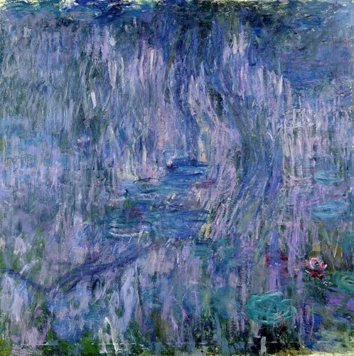 Lienzo de Ninfee de Monet de 60x90cm para decorar el salón con arte impresionista