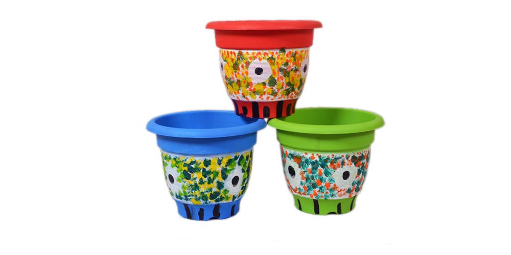 See full amazon price history chart for Flower Pot / Planter Tub/ Round Shape Plastic Material 8inch , Multicolur (Set of 3) Flower Pot / Planter Tub/ Round Shape Plastic Material 8inch , Multicolur (Set of 3) (B08H2HG4XG) Amazon Price History, Amazon Price Tracker