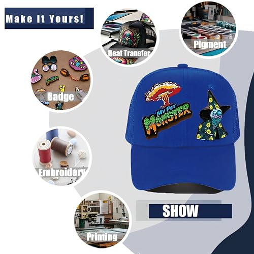 Image of ZH 12 Pack Mesh Trucker Hats, Bulk Baseball Caps for Men and Women, Trucker Cap Wholesale