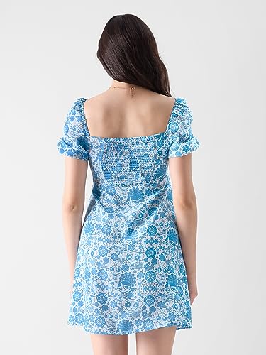 Image of The Souled Store Women's Cotton T-Shirt Knee-Length Dress