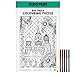 The Twiddlers 500 Pezzi Set di Puzzle da Colorare, Architettura 70x50cm - con 6 Pennarelli