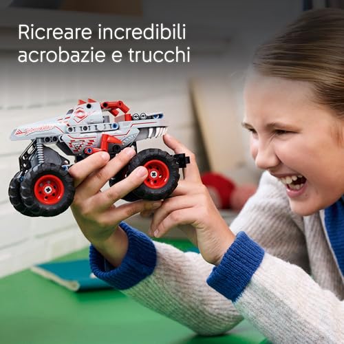 Technic Pull-Back ThunderROARus, Monster Truck Giocattolo da Costruire, Giochi per Bambini e Bambine da 7 Anni, Idea Regalo di Compleanno per i Fan dei Veicoli e delle Gare Monster Jam 42200 - Lego - Immagine 4