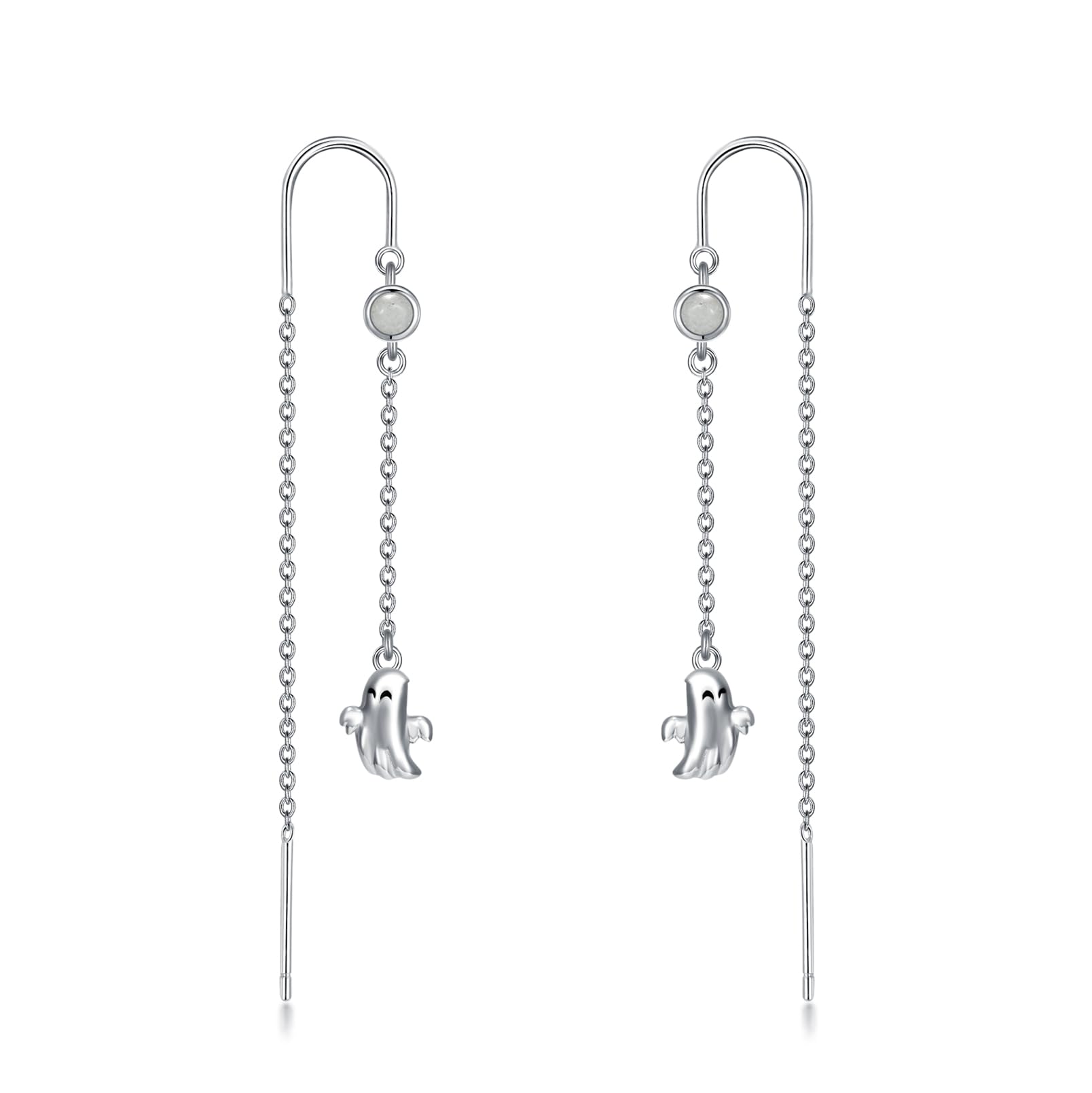 Ohrringe Damen Silber 925 Lebensbaum/Libellen/Oktopus/Meerjungfrauenflosse/Seekuh/Spinnen Ohrringe Schmuck Geschenke für Frauen