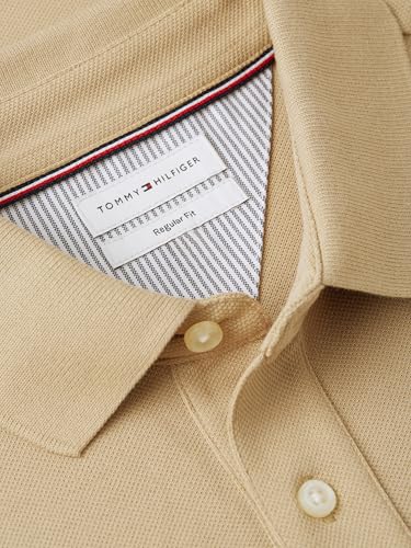 Image of Tommy Hilfiger Men's Short Sleeve Polo Shirts in Regular Fit With Stretch and Organic Pique Cotton