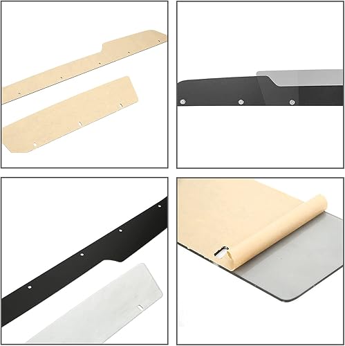 Miniatura 5 de Alerón de mimbre compatible con Challenger WickerBill SRT RT SXT 2008-2014 Tipo adicional Alerón trasero del maletero sin cámara, 2 piezas