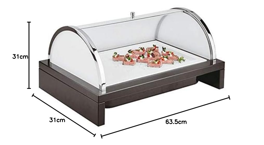Vetrina Refrigerata Cm 63,5x42,5 H31 Wengè
