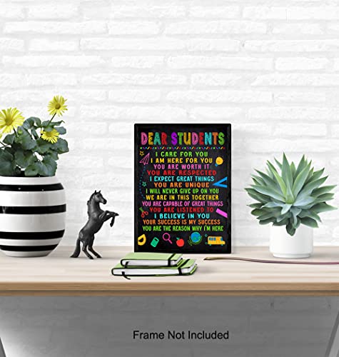 Classroom Decor Gift - Teacher Supplies - School Wall Decor - Positive Inspirational Educational Motivational poster for Kids - Back to School Classroom Wall Art -Classroom Decorations - UNFRAMED 8x10 - Image 6