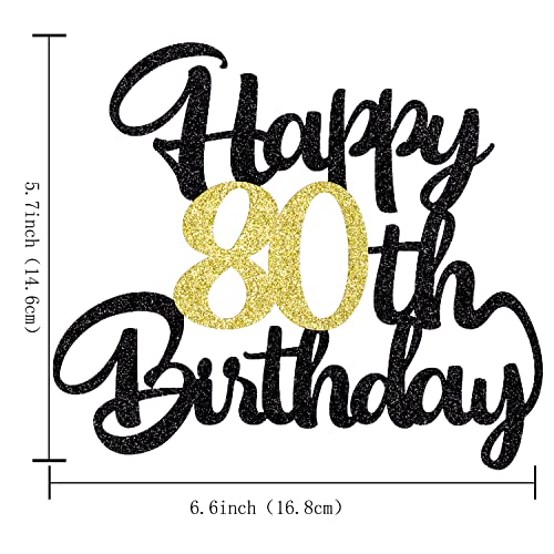 Image of Klionjor 80th Happy birthday cake topper party decoration gift plugin ﻿ | Cheers to 80 Years,80 & Fabulous /Hello 80th Legend since Awesome since1946 Straight Outta Party Decoration Gift Plugin