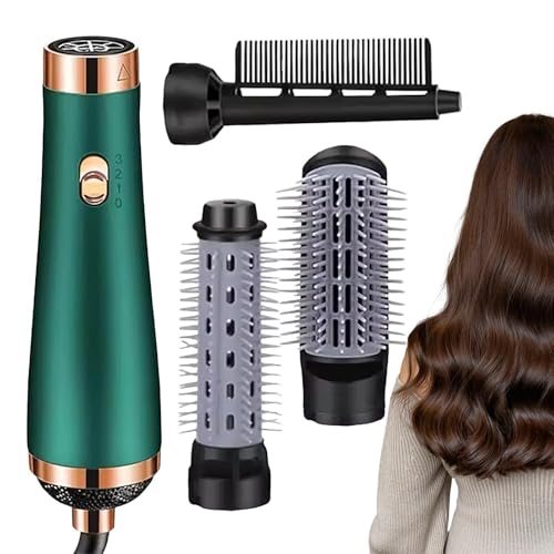 Baoqifong Appareil de coiffage à air chaud | Lisseur, Sèche-cheveux, Boucleur Multifonction | Boucleur à Air et Lisseur | Pour femmes et filles, cheveux longs, courts, bouclés, raides, usage quotidien