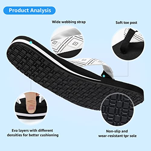 Image of STQ Womens Quick Dry Flip Flops丨Arch Support Thong Sandals
