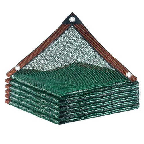 Tela de malla de protección solar verde para plantas, 40 % de protección solar, para exteriores, balcón, flores, toldo, red de vela, 8,5 x 12 m