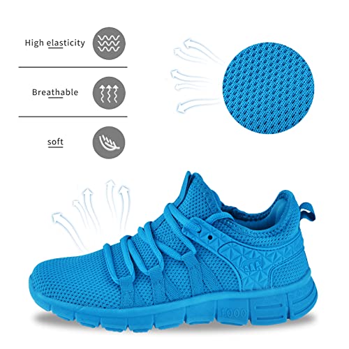 Image of INZCOU Running Shoes Lightweight Tennis Shoes Non Slip Gym Workout Shoes Breathable Mesh Walking Sneakers