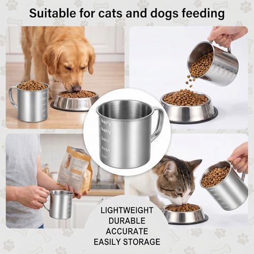 Cuchara medidora 1 taza acero inoxidable miniatura 5