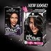 Schwarzkopf Color Ultime 1.1 Raven Black Hair Dye, Permanent Intense Black with Diamond Brilliance, Fade-Resistant, Covers Grays, All Hair Textures