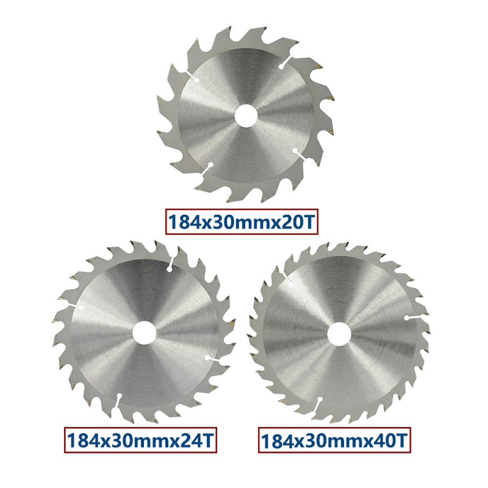 Piła tarczowa, 20/24/40T TCT brzeszczot tarczowy do drewna 184x30mm narzędzie tnące brzeszczoty do elektronarzędzi do obróbki drewna brzeszczot-184x30x24T(184x30x40T)