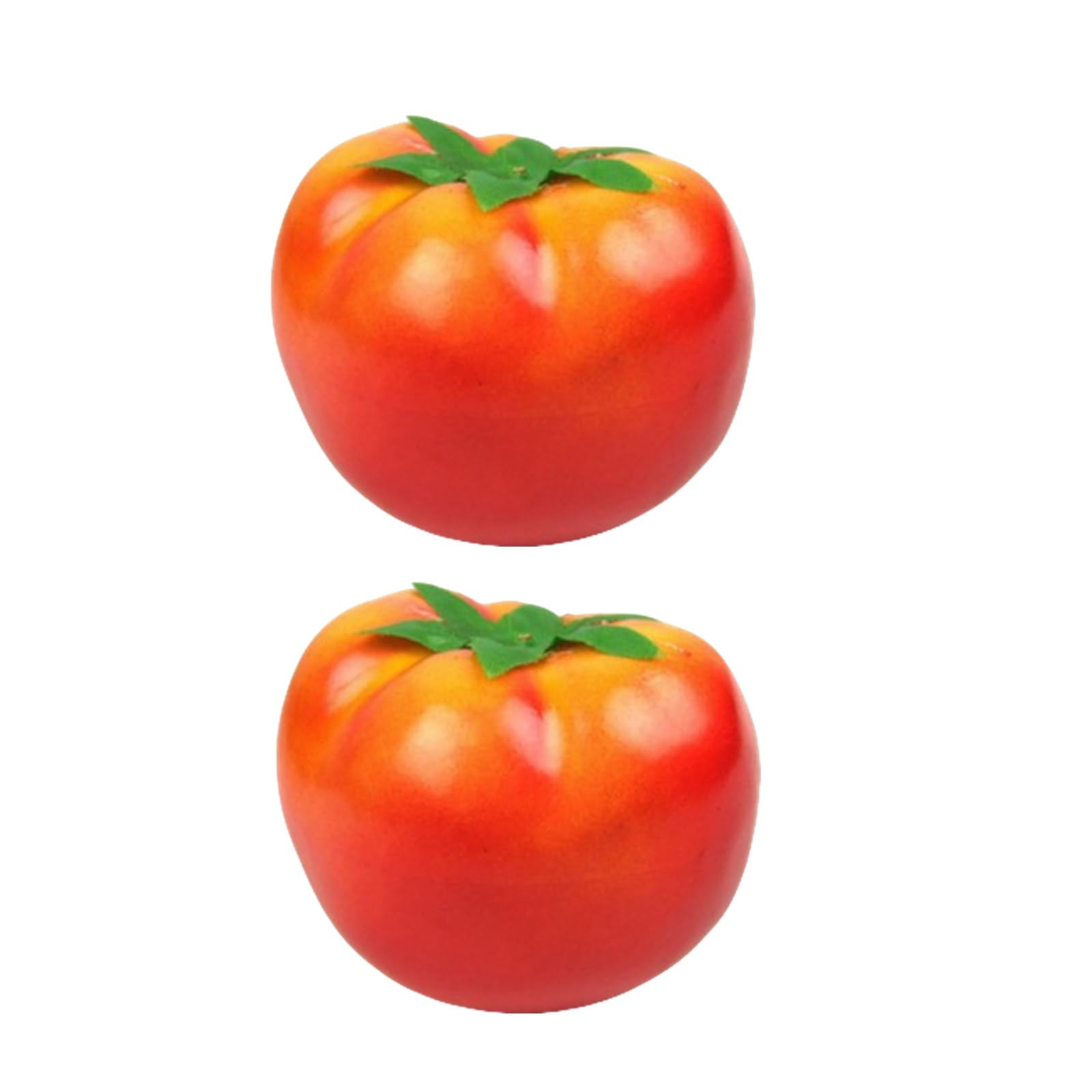 LiRRvb 2pcs Simulation Tomatoes Accessory Artificial Tomatoes Realistic Faux Vegetables for Kitchen Homes and Party Decoration Kitchen Decors