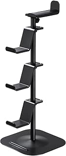 サンワサプライ(Sanwa Supply) ゲームコントローラースタンド(ヘッドホンホルダー付・ブラック) JY-STN1BK