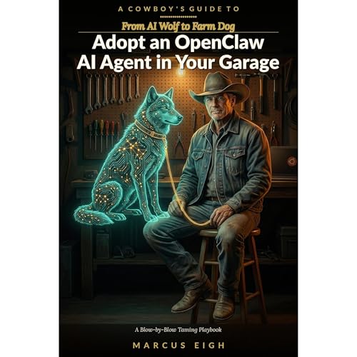 A Cowboy's Guide to Adopt an OpenClaw AI Agent in Your Garage Audiolibro Por Marcus Eigh arte de portada