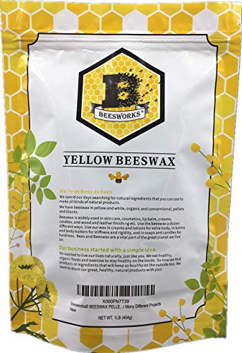 Beesworks AH-YNO Yellow Beeswax Pellets (1 Lb) | 100% Pure, Cosmetic Grade thumb #5