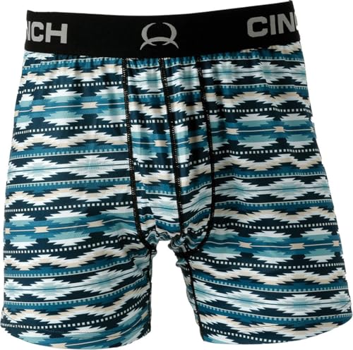 Cinch Apparel Men's Aztec Loose Fit Boxer Multi L