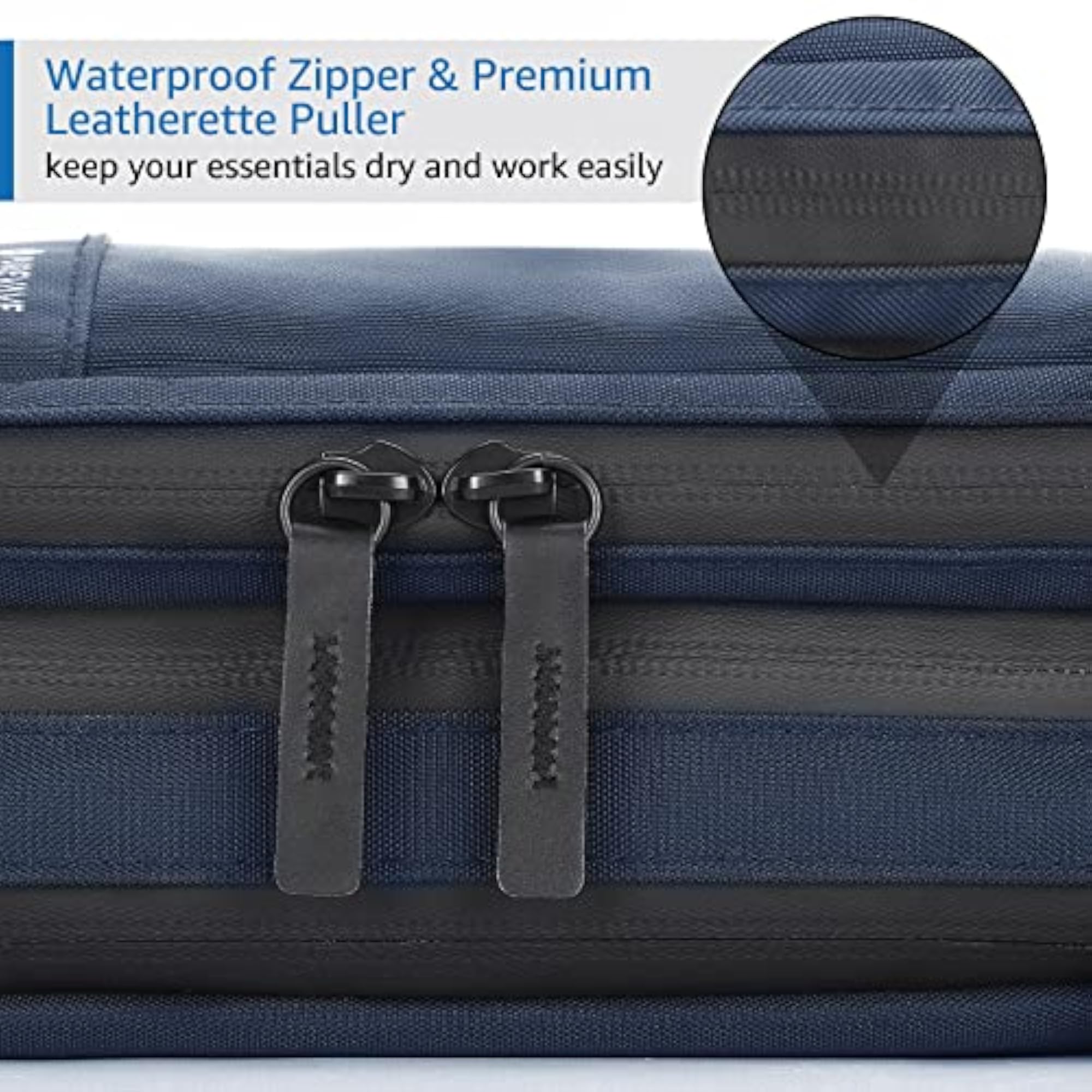Compact Men's Toiletry Travel Bag, Waterproof Dopp Kit